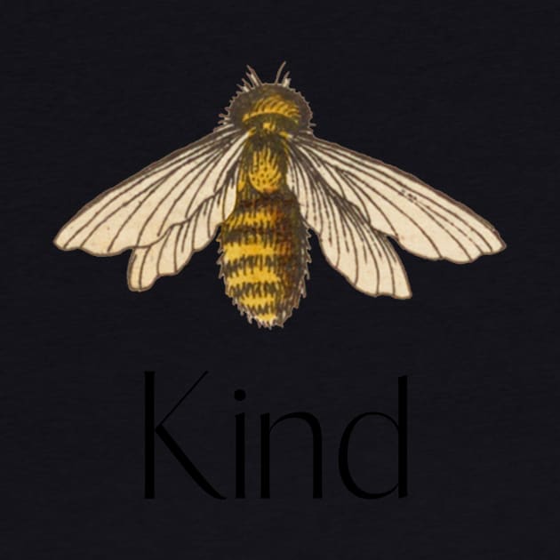 Sophisticated Graphic Bee Kind "Be Kind" by RedThorThreads